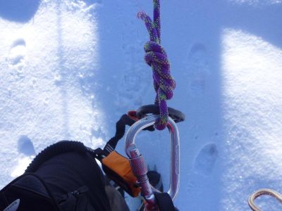 004-Sicher am Seil auf dem Vermuntgletscher
